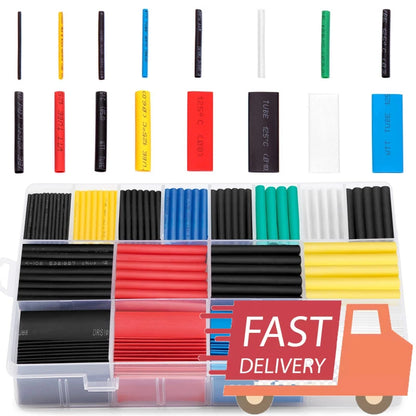 Schrumpfschlauch-Set, Draht, elektrischer Anschluss, Drahtwickel, Kabelschutz, thermobeständiger Schlauch, Verpackungsisolierung