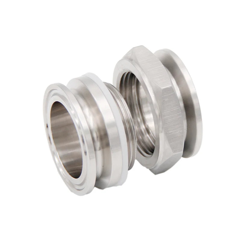 Wasserkocher Nachrüstteil Schweißlose Schott 1,5 Zoll Tri Clamp 304 Edelstahl Doppel TC 41 mm Loch erforderlich n