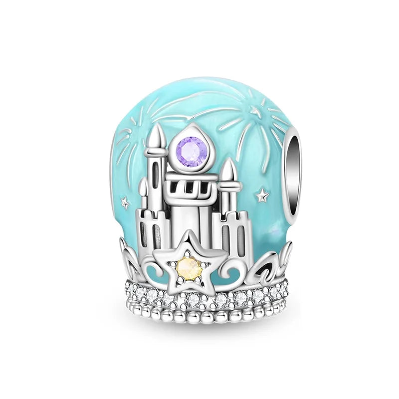 Profound 925 Sterling Silber Parfümflasche Schleife Ballettschuhe Rock Wolke Charm Passend für DIY Armband Halskette Charmante Geschenke