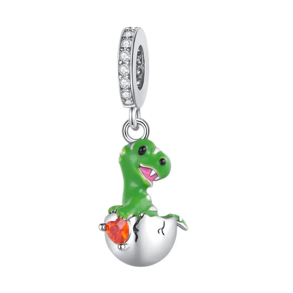 Tier-Serie, 925er-Sterlingsilber, Giraffe, Kamel, Gans, Orang-Utan, Affe, Siegel-Charm, passend für DIY-Armbänder, Halsketten, edler Schmuck, Geschenke