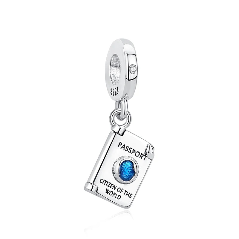 Original 100% 925 Sterling Silber Charm Bead Reise Taxi Motorrad Riesenrad Charms Fit Pandora Armbänder Frauen Diy Schmuck