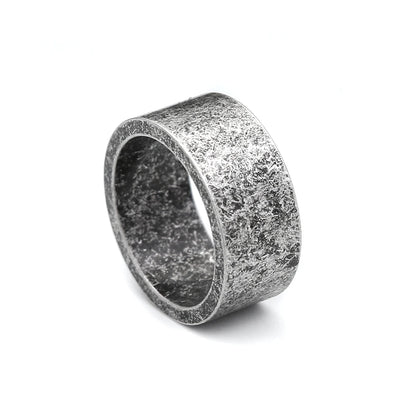 Neue Antike Silber Farbe Einfache Ringe Für Männer Frauen 316L Edelstahl Punk Hip Hop Mode Paar Ring Charme Partei Schmuck