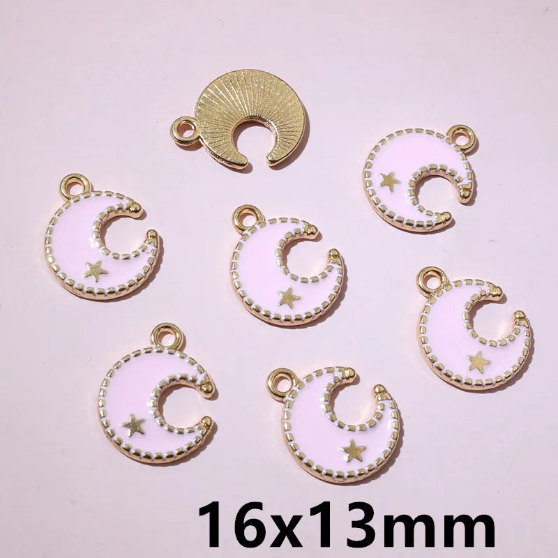 20 Stück 15 x 12 mm Emaille doppelseitig hohle Herz Charms Anhänger DIY Schmuckherstellung Zubehör für Armband Ohrringe Halskette