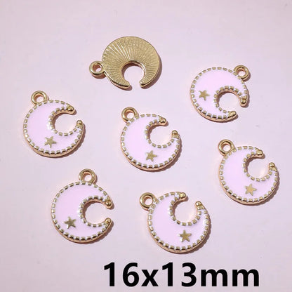 20 Stück 15 x 12 mm Emaille doppelseitig hohle Herz Charms Anhänger DIY Schmuckherstellung Zubehör für Armband Ohrringe Halskette