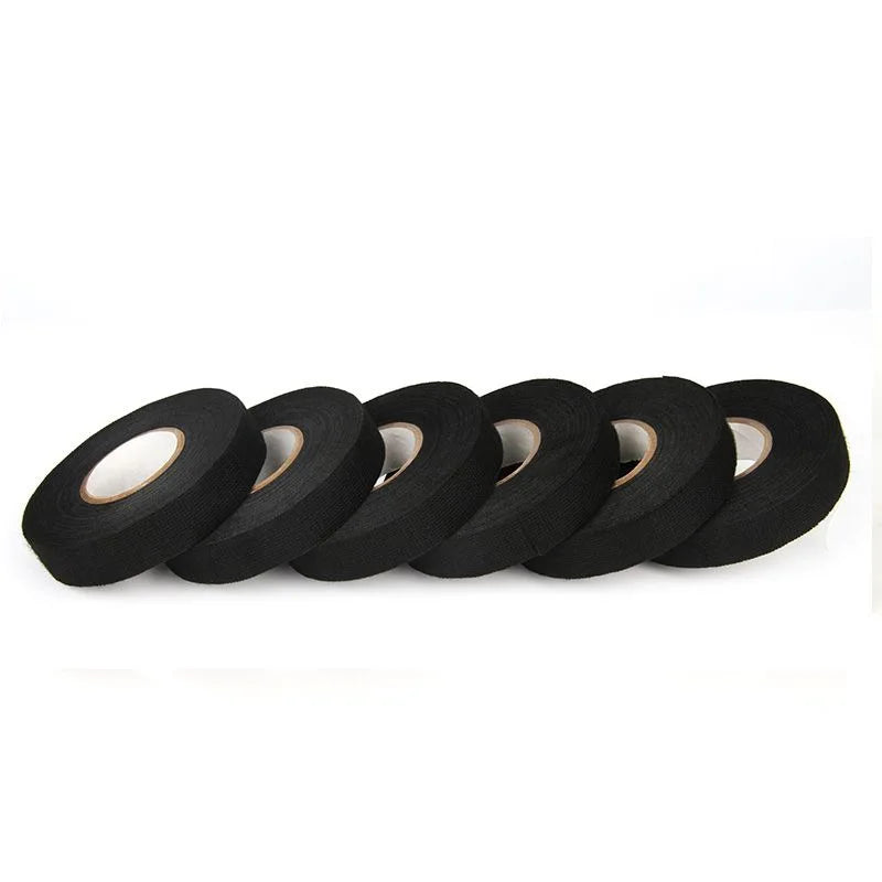 Elektrisches Isolierband, hitzebeständiges Kabelbaumband, 19 mm, Kabelbaum für Autos, Kabelbaum, Schutz, wasserdichtes Klebeband, Klettband