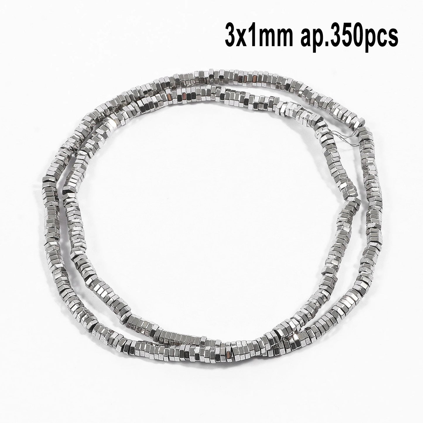 Großhandel AAA Rhodium Hämatit Perlen Charms Herz Stern Rohr Facettierte Runde Unregelmäßige Geometrische Form Perlen Für Schmuck Machen