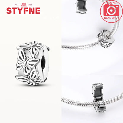 Neue Silber 925 Blaue Libelle Schmetterling Charms Perlen Fit Original Armband für Frauen DIY Edlen Schmuck Zubehör Perlen Geschenke
