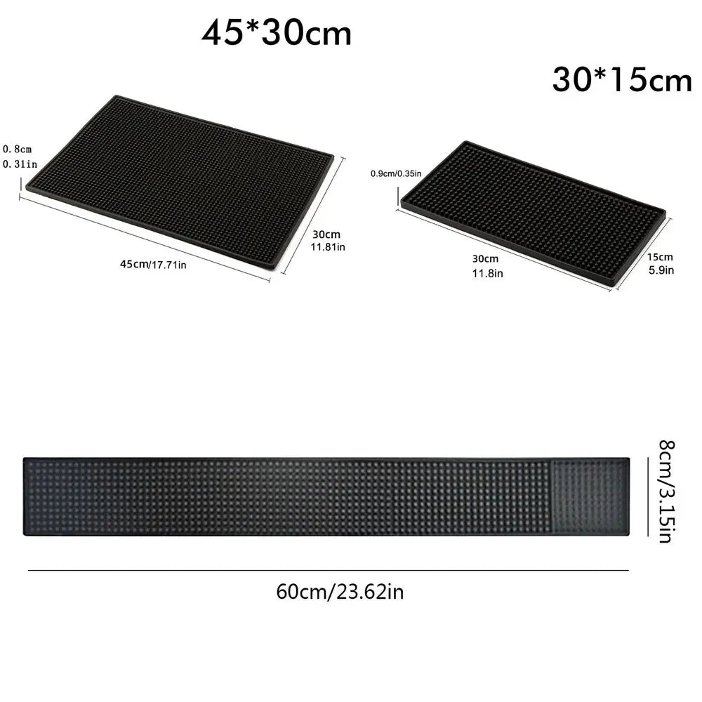 Gummi Bar Matte Anti-slip PVC Cafe Bar Matten Hause Tasse Matte Wasserdicht Hitzebeständige Langlebig Küche Ablauf Matte Geschirr trocknen Matten