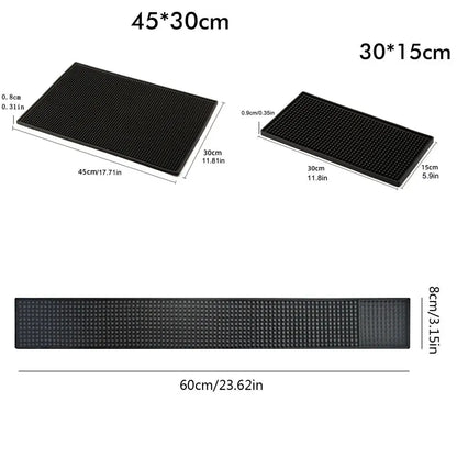 Gummi Bar Matte Anti-slip PVC Cafe Bar Matten Hause Tasse Matte Wasserdicht Hitzebeständige Langlebig Küche Ablauf Matte Geschirr trocknen Matten