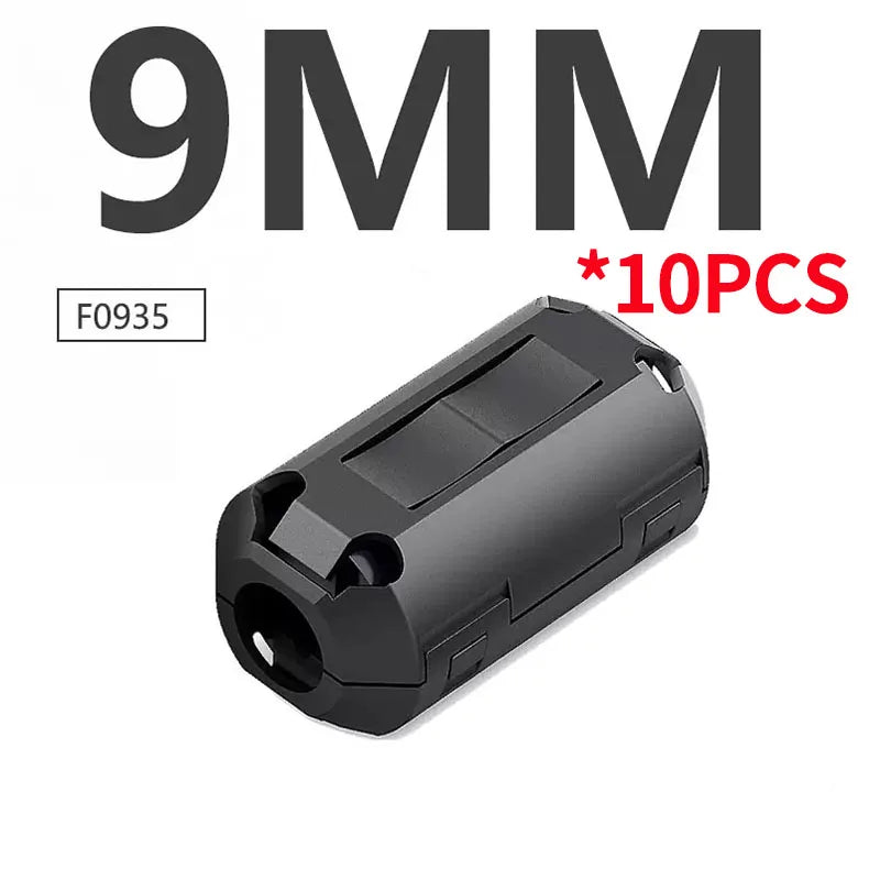 10 Stück Schnapp magnet ring ferrit filter für Kabel abschirmung abnehmbarer EMK-Innen durchmesser 3,5mm 5/7/9/11/13/15mm Ent magneti sierungs filter