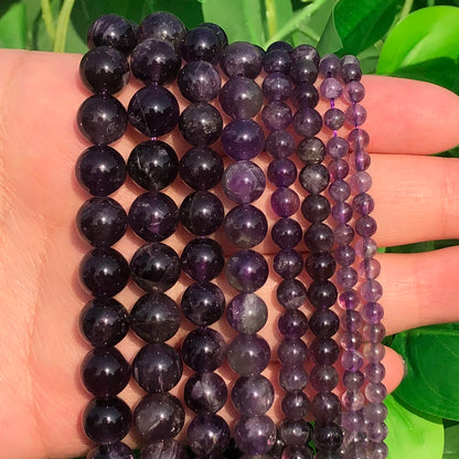 Naturstein Rose Rosa Quarz Kristall Runde Lose Perlen 15''Strang 4 6 8 10 12 MM Pick Größe für Schmuck Machen Diy Armband