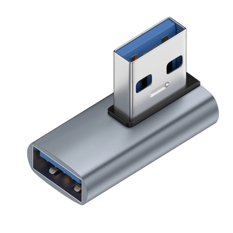 90 Grad USB 3.0 Stecker auf Buchse rechtwinkliger Verlängerungsadapter USB-Upward-Winkeladapter 10 Gbit/s für Laptop-PC-Anschluss Konvertieren