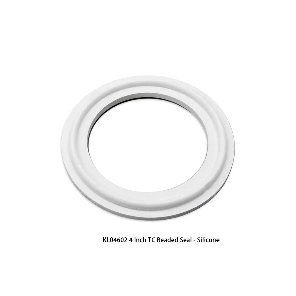 KegLand 4-Zoll TC Perlenförmige Dichtung Silikon EPDM O-Ring Dichtung für Heimbrauen und Barbedarf