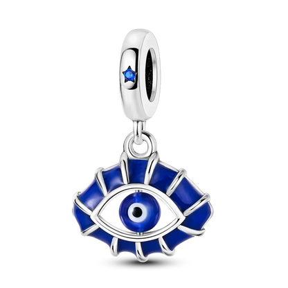 Heißer Verkauf 925 Silber Farbe Evil Eye Charm Dämon Auge Perle Für Original Armband & Armreif DIY Machen Mode Schmuck geschenk