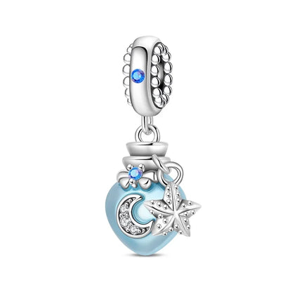 Edle Serie 925er Silber Parfüm-Bogen-Designs, Charm-Perlen, Anhänger, baumelnd, passend für Original-Armreif, Charm-Armband, DIY-Frauenschmuck