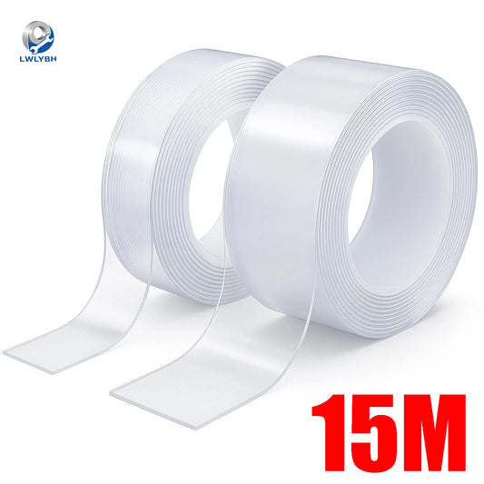 Doppelseitiges Klebeband, ultrastarkes Klebeband, Nano-Klebeband für schwere Beanspruchung, wasserfester, spurloser Streifen, wiederverwendbares doppelseitiges Klebeband