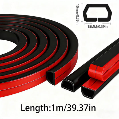 1 Rolle 300 cm Kabelmanagement-Hülle - Selbstklebende PVC-Kabelabdeckung für Wand & Boden, Isolierte Kabelabdeckung