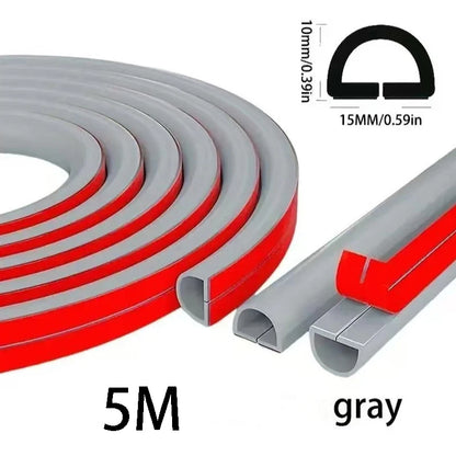 1 Rolle 300 cm Kabelmanagement-Hülle - Selbstklebende PVC-Kabelabdeckung für Wand & Boden, Isolierte Kabelabdeckung