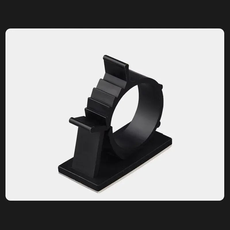 20 Stück Nylon selbstklebende Verkabelung Kabelbinder Befestigung Sitz Desktop Finishing Netzwerkkabel