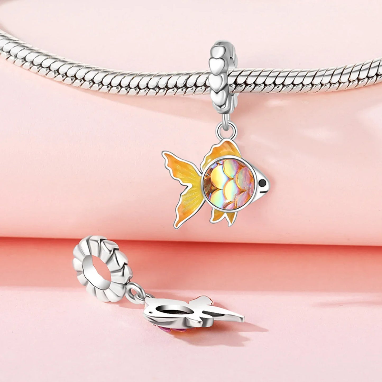 Sommer-Charm-Anhänger aus 925er-Sterlingsilber, Sea World Kingdom, Perlen für Charms, Original-Armband für Damen, Schmuckherstellung