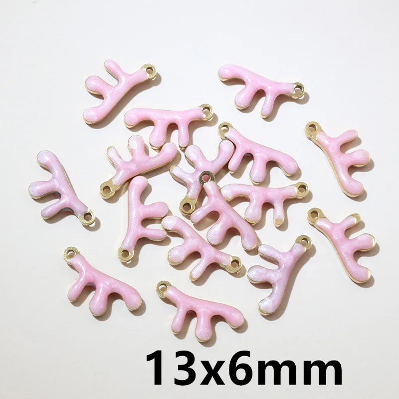 20 Stück 11x9mm Edelstahl Fisch Emaille Charms Anhänger Edelstahl DIY Schmuck Herstellung Zubehör Ergebnisse