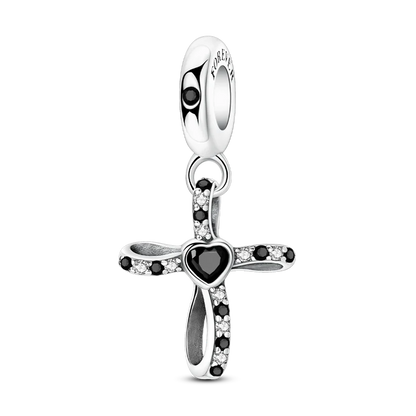 Original-Charm-Perle aus 925er-Sterlingsilber mit eingelegtem Zirkonium, Schleife, Liebesherz, Ballon-Anhänger, passend für Armbänder, DIY-Schmuckmarkierung