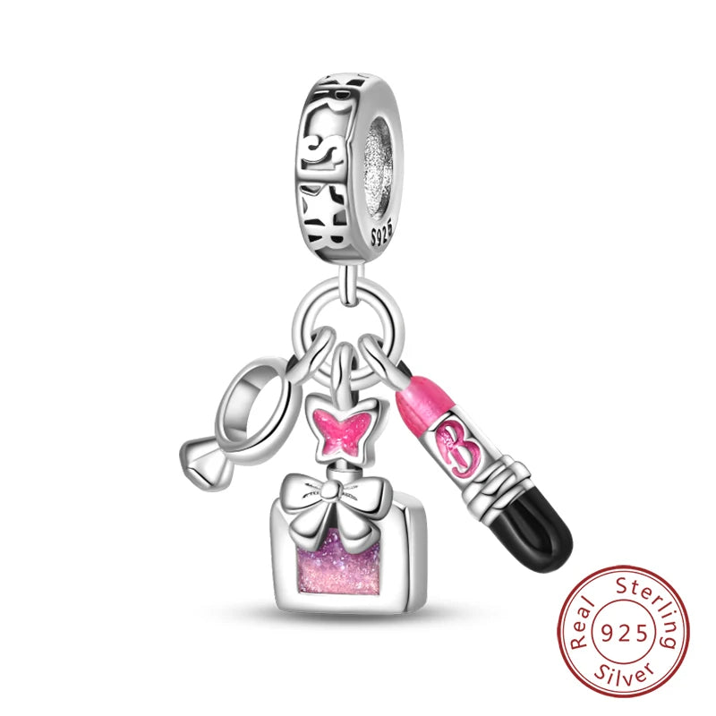Passend für Qikaola 925 Original-Armbänder, blauer Zirkon, Eule, leuchtende Meeresschildkröte, Oktopus, 925er Silber, Charms, Perlen, DIY, Geburtstag, Schmuck, Geschenk