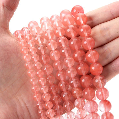 Natürliche rote Koralle Amazonit Türkise Achate Stein Runde lose Perlen für Schmuckherstellung DIY Armband Halskette handgemachte Handwerk