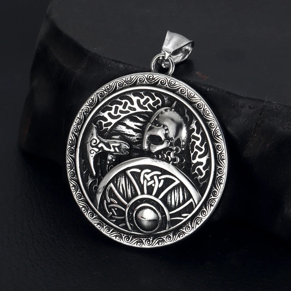 Edelstahl Viking Nordischer Anhänger für Halskette DIY Zubehör Schmuckherstellung Erkenntnisse Männer Charm Supplies Punk Axt