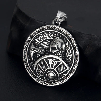 Edelstahl Viking Nordischer Anhänger für Halskette DIY Zubehör Schmuckherstellung Erkenntnisse Männer Charm Supplies Punk Axt
