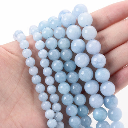 Natürliche rote Koralle Amazonit Türkise Achate Stein Runde lose Perlen für Schmuckherstellung DIY Armband Halskette handgemachte Handwerk