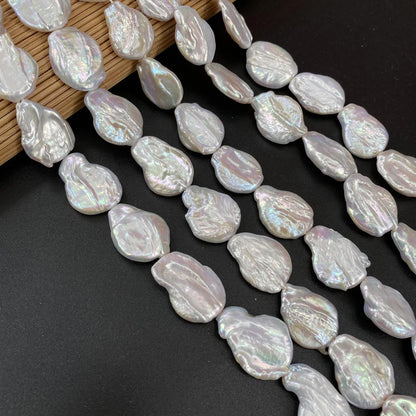 Natürliche Süßwasser perle große geformte Perle lose Abstands perlen für Schmuck machen DIY Halskette Armband Ohrringe Zubehör