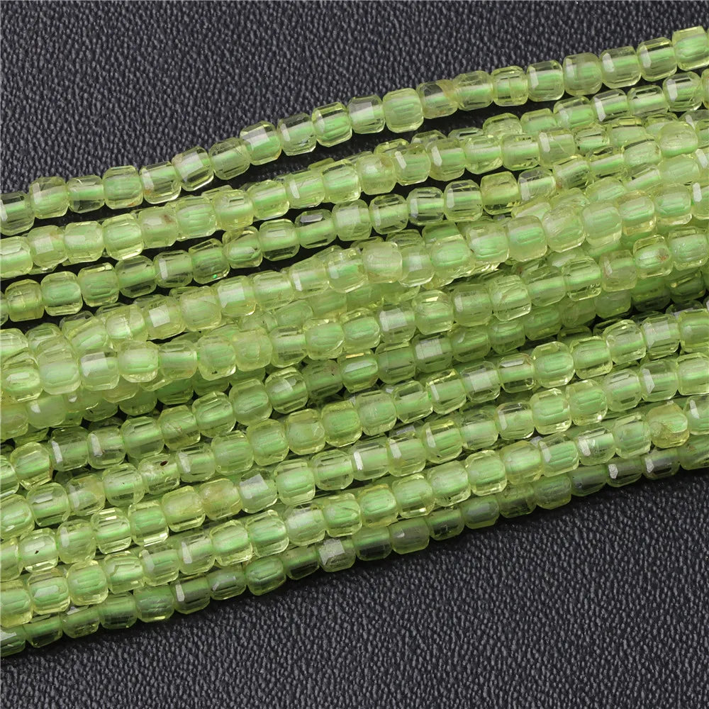 Heiße Natürliche Facettierte Stein Perle 2-3mm Kleine Quadratische Quarz Granat Glas Cube Lose Perlen Für Schmuck Machen hand Zubehör