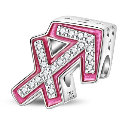 Heißer Verkauf 925er Sterlingsilber, Geburtsstein Juni, Herzperlen und Sonne und Mond, Medaillenanhänger, passend für Armband-Halskette, exquisite Geschenke