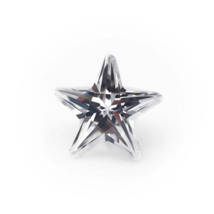 Größe 3x3mm ~ 10x10mm 5A Zirkon Sternform Verschiedene Farben Zirkonia Stein Lose CZ Synthetischer Edelstein für die Schmuckherstellung