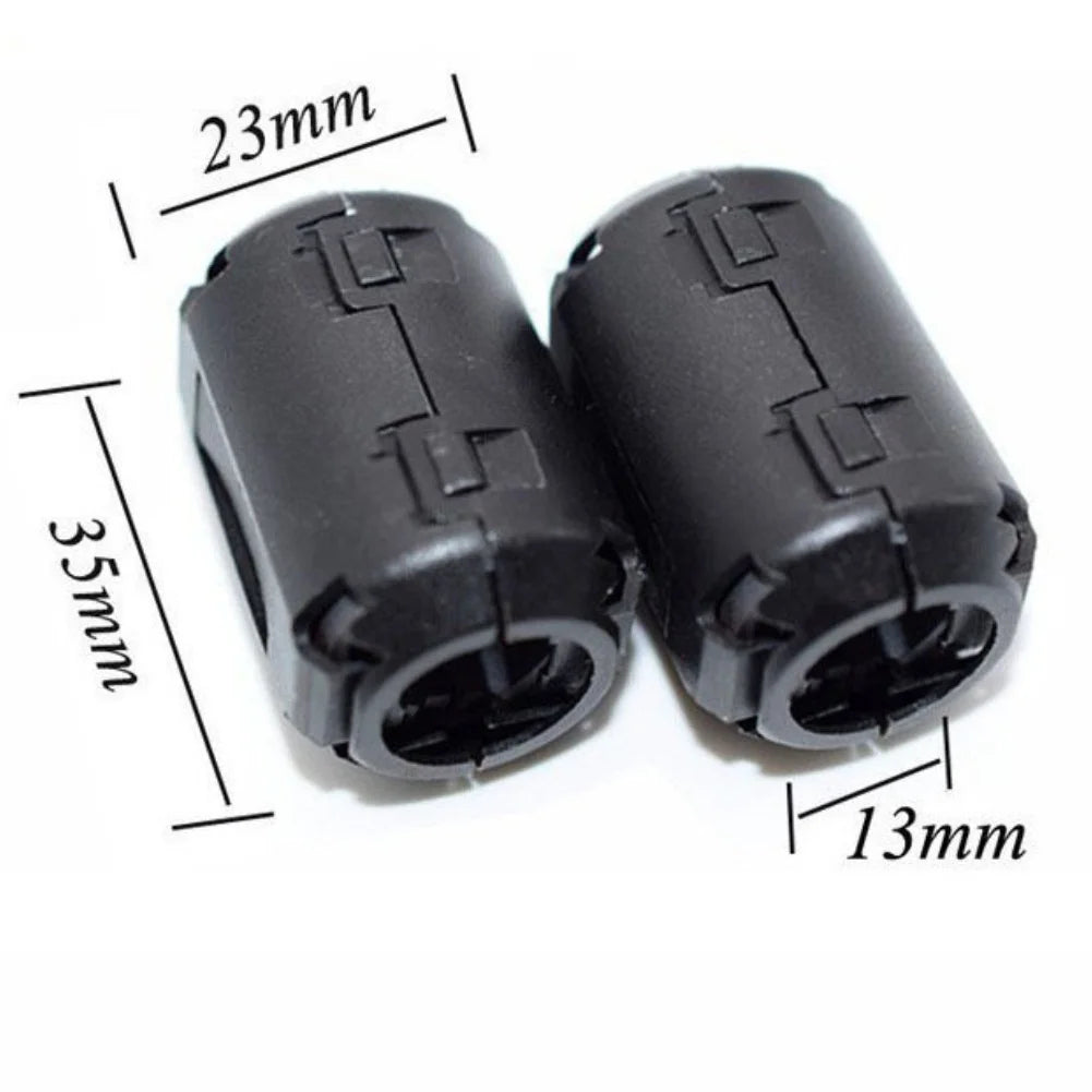 48PCS Ferritkern Set mit gefalteten Ferrit-Interferenzfilterkabelklemmen Clip-on Ferritkerne Clip für Netzkabel