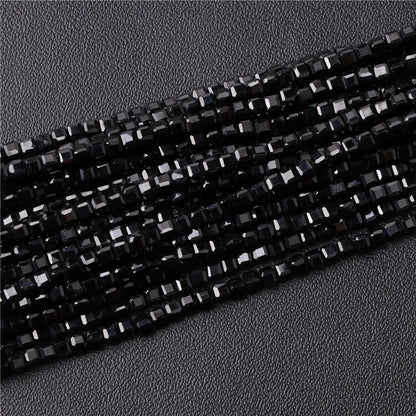 Heiße Natürliche Facettierte Stein Perle 2-3mm Kleine Quadratische Quarz Granat Glas Cube Lose Perlen Für Schmuck Machen hand Zubehör