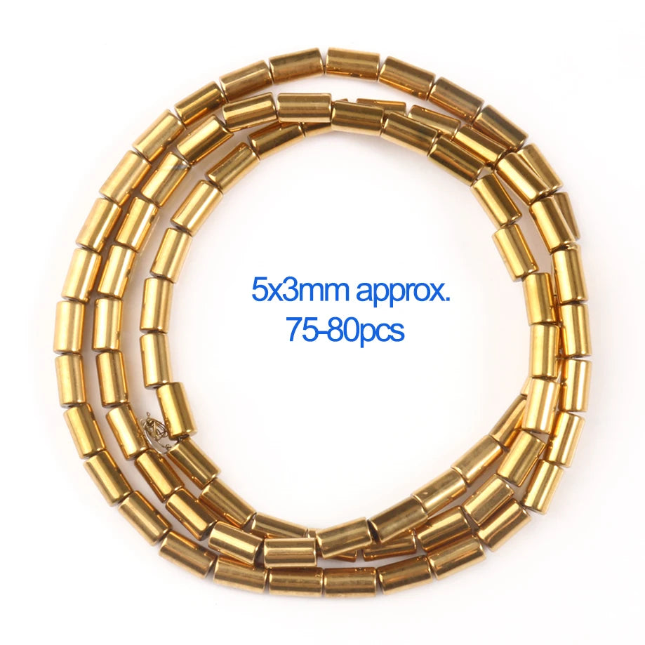 AAA+ Retention Farbe Natürliche vergoldete Hämatit Perle Herz Runde Stern Spacer Lose Perlen für Schmuck Machen DIY Charm Armband