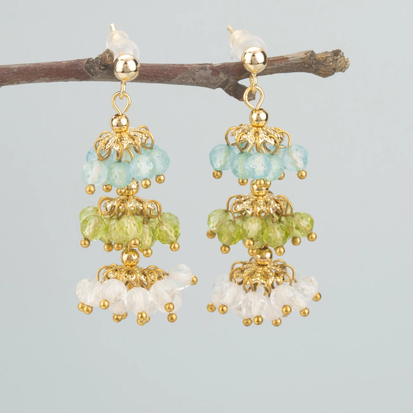 GUFEATHER, 20 Stück/Los, MH25, Schmuckzubehör, Edelstahl, Naturstein, Charms, handgefertigt, DIY-Anhänger, Schmuckherstellung