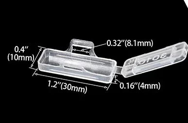 100PCS Kunststoff Wasserdichte Kabel Zeichen Karten Label Display Identifikation Box Kabelbinder Marker Tag Täglichen Werkzeug 3010 3020 4010 4020