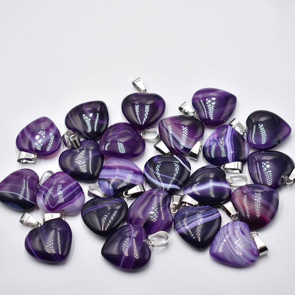 Großhandel 50 teile/los Mode 20mm herz naturstein amazonit charms anhänger für schmuck machen Kostenloser versand