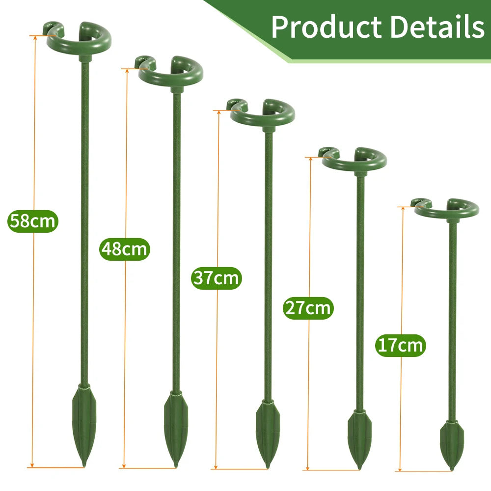5/10PCS Anlage Unterstützt Stehen Schmetterlinge Orchidee Blume Topf Befestigungs Stangen Wiederverwendbare Gemüse Schutz Befestigungs Werkzeug Gartenarbeit Su