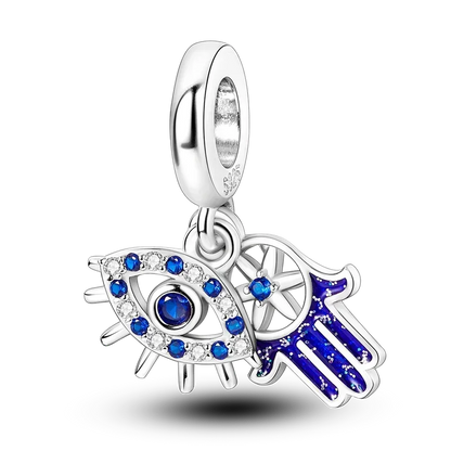 Heißer Verkauf 925 Silber Farbe Evil Eye Charm Dämon Auge Perle Für Original Armband & Armreif DIY Machen Mode Schmuck geschenk