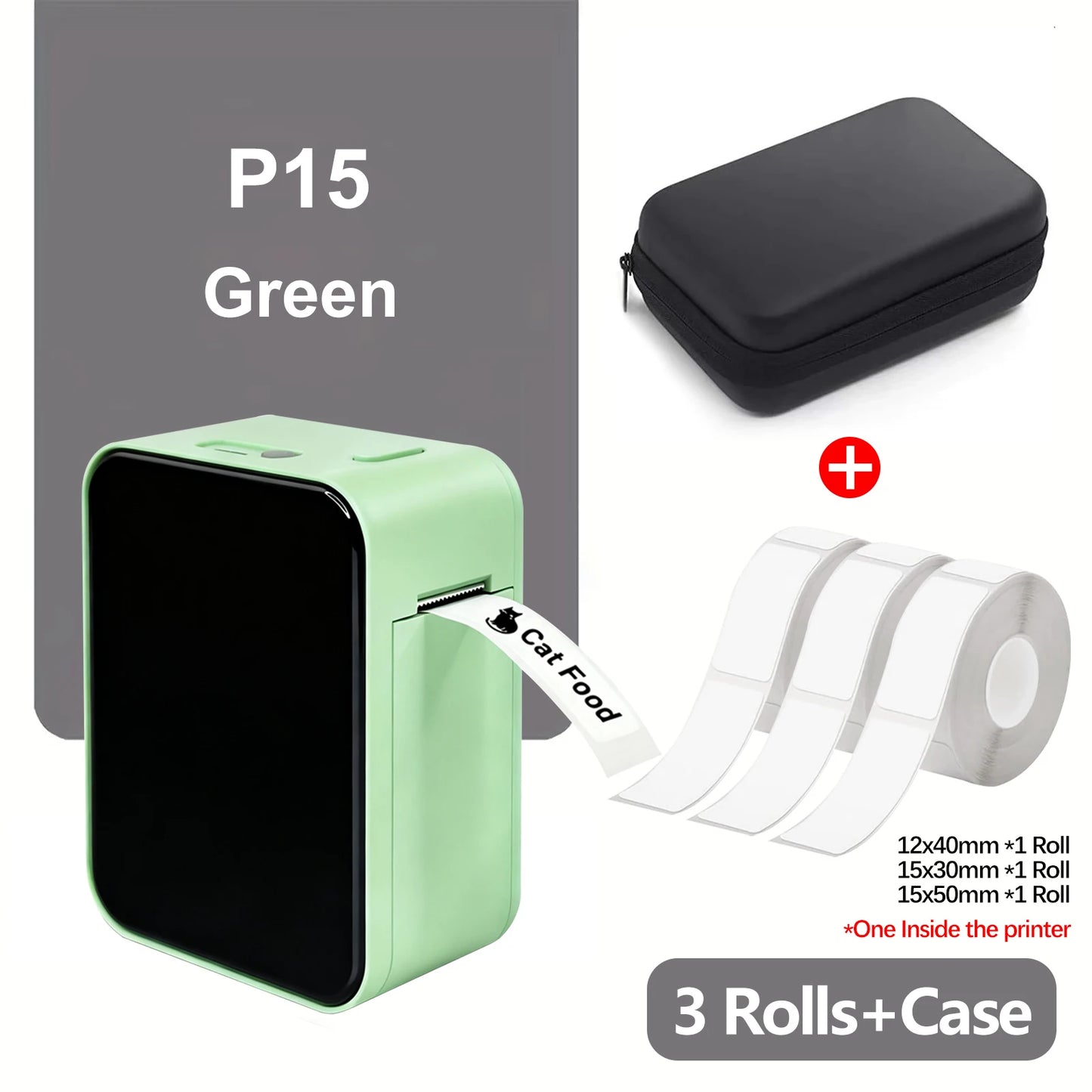 Marklife P15 Mini-Etikettendrucker, tragbarer thermischer Bluetooth-Klebepapierdrucker, Aufkleberhersteller, tintenlose Etikettenetikettiermaschine