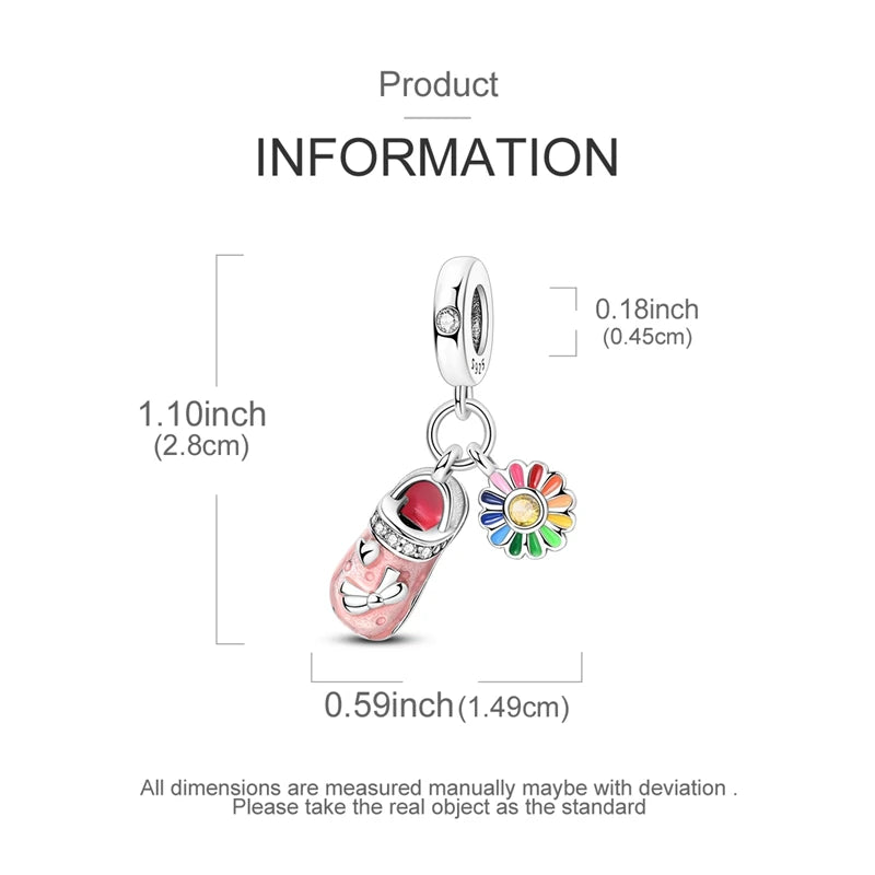 925 Sterling Silber Mond Schmetterling Charms Perlen Kopfhörer Avocado Anhänger Schmuck Fit Original 925 Armband Für Frauen DIY Geschenk