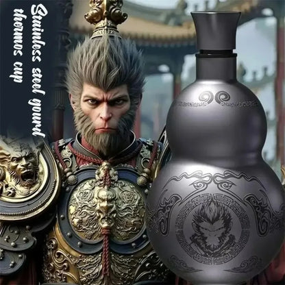 Black Myth Wukong Kürbis Thermobecher Weintopf Tragbare Outdoor-Weinflasche Haushaltswassertopf