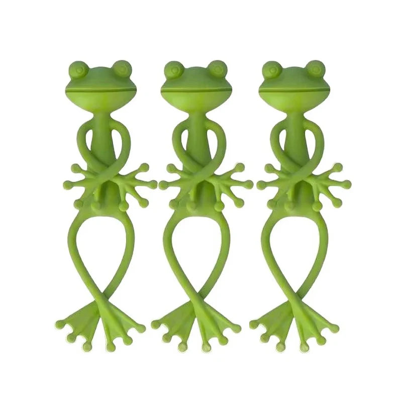 1/3/5 Stück Frosch-Pflanzenhalter, niedliche Blumentopf-Klemme, Pflanzen-Kletterhilfe, Garten-Pflanzstab-Deko