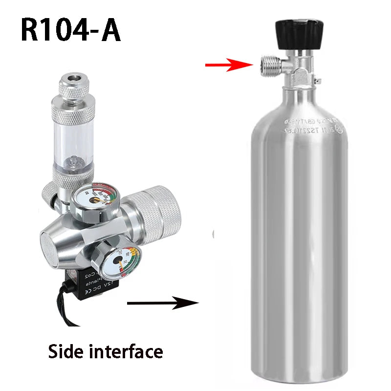 Neue DIY Aquarium CO2 Regler Elektromagnetische Ventil Blase Zähler CO2 Control System Aquarium CO2 Druckminderventil