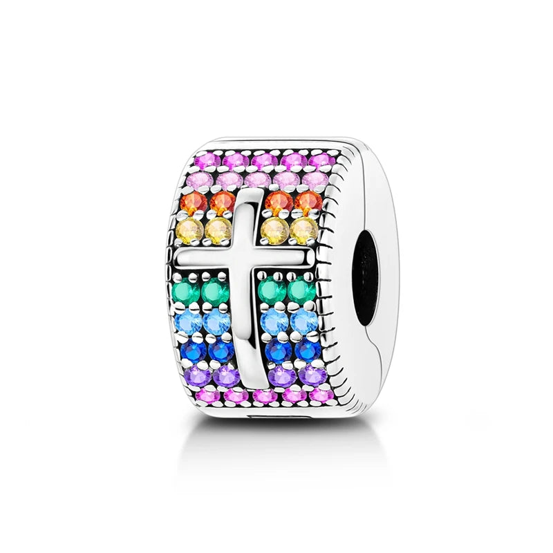 Charms aus 925er Silber, Schmetterling, Libelle, Blumen, Sterne, Mond, Teufelsauge, Abstandsperlen, passend für Qikaola 925 Original-Armbänder, DIY-Schmuck
