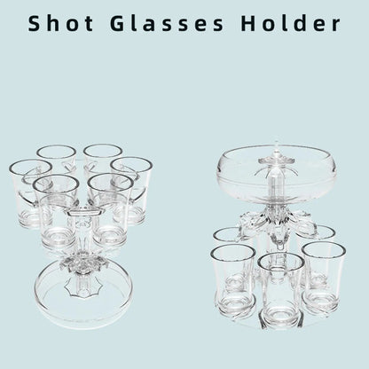 Shot Pourer Dispenser Shot Pourer Liquor Dispenser Cocktail Dispenser 6 Shots Party Drink Dispenser Shot Glass Holder Getränke
